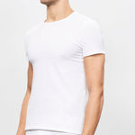 Men's - Cotton & Beeswax / crew-neck shirt-White (T2244M)