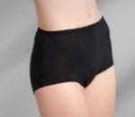 Ladies - Merino wool / high waist briefs-Black (G6876W)