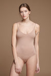 Ladies - Soy & Modal / bodysuit-Nude (JaiBODY2)