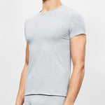 Men's - Cotton & Beeswax / crew-neck shirt-Glay (T2244M)